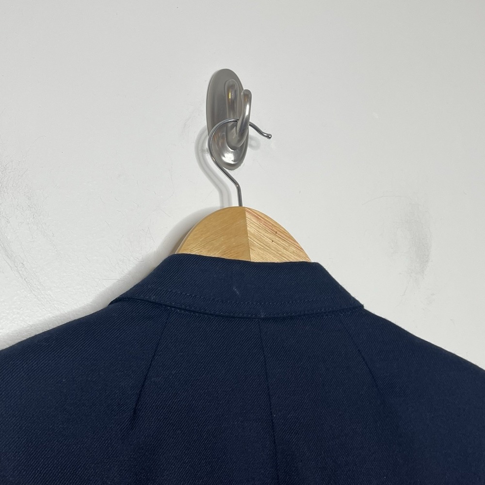 J Crew Schoolboy Blazer Navy Womens 2 Gold Button Wool Blend Old Money Heritage - Picture 8 of 8